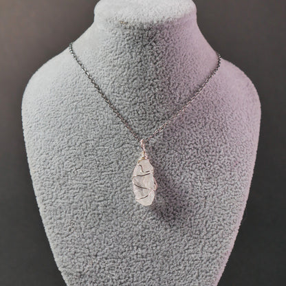 Moonstone Raw - Stone Pendant