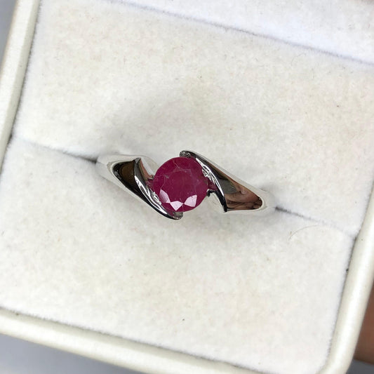 Afghanistani Ruby - 925 Sterling Silver - Ring