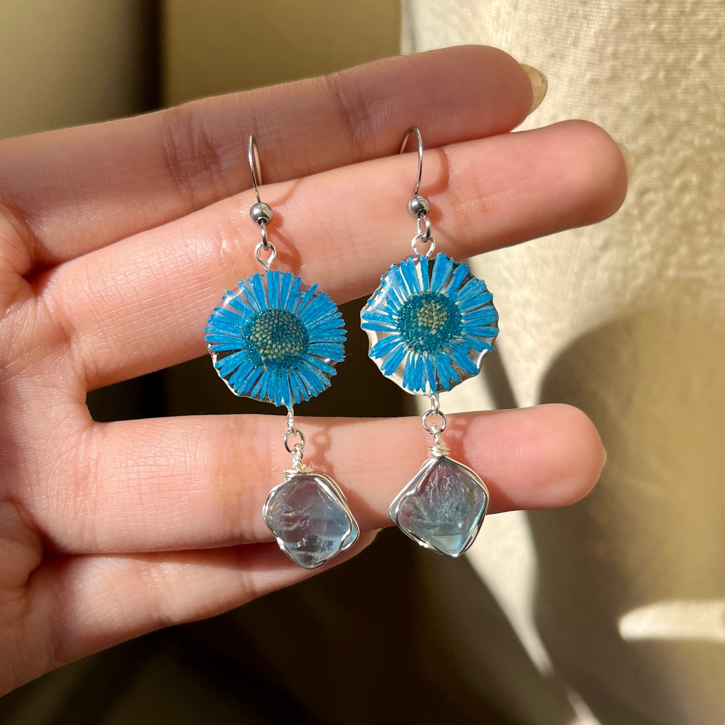 Blue Flourite + Blue Daisy - Full Set