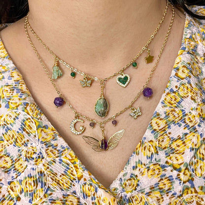 Chunky Charm - Stone - Necklace Collection