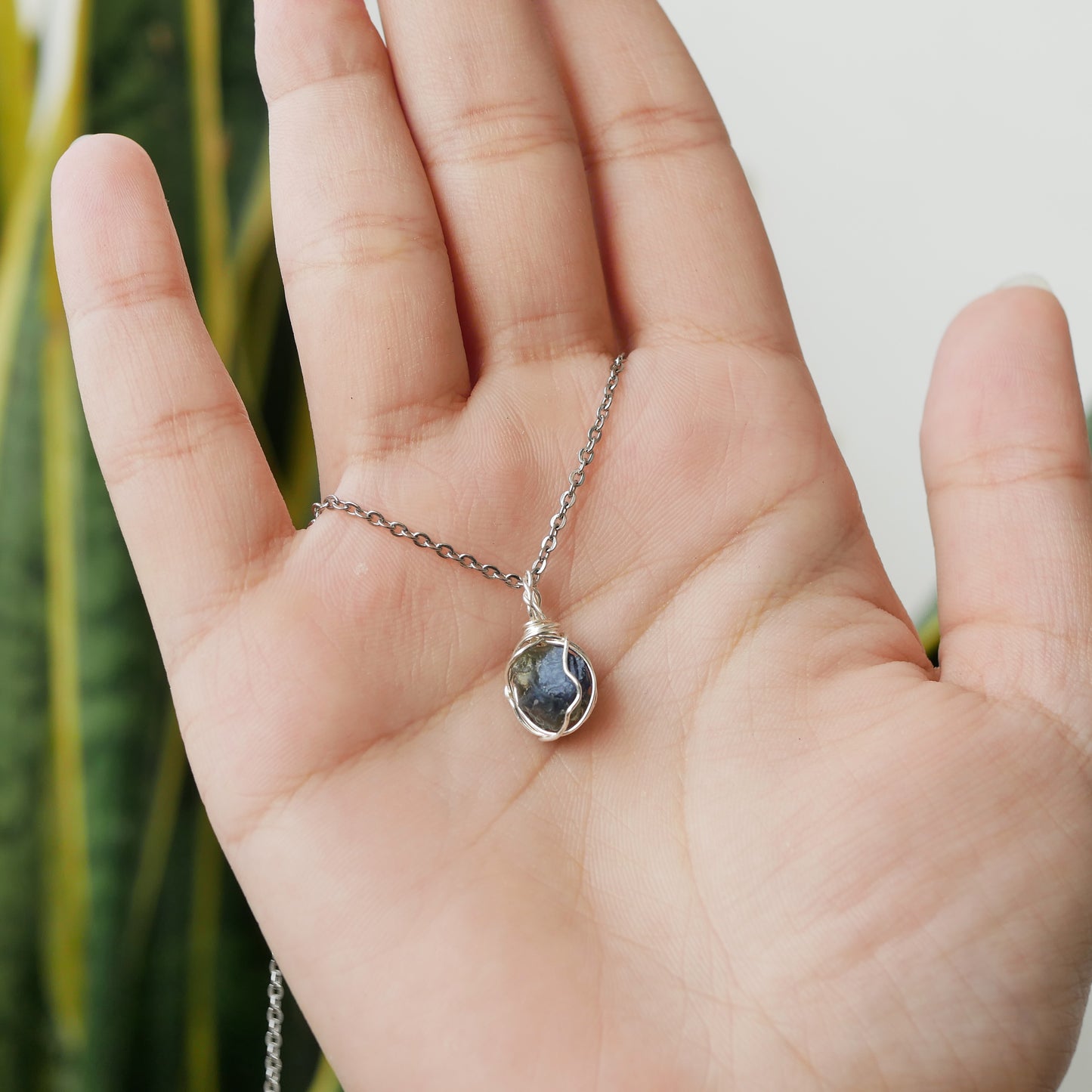 Blue Sapphire - Raw Stone Pendants