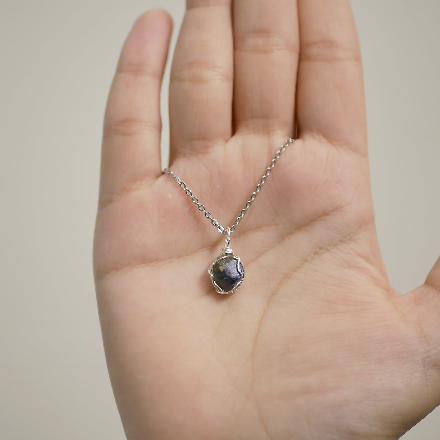 Blue Sapphire - Raw Stone Pendants