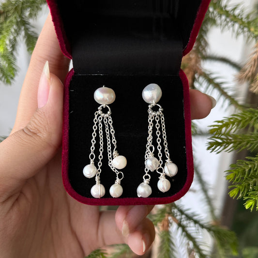 Pearl - Drop - Earrings