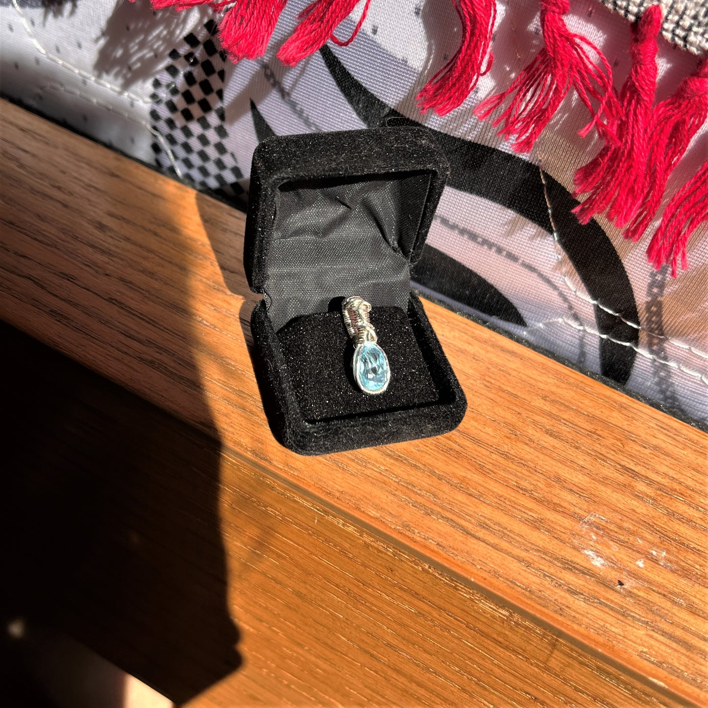 Aquamarine - Cut - Stone - Pendant