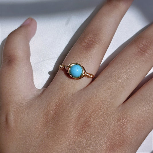 Turquoise - Tumbled - Stone Ring