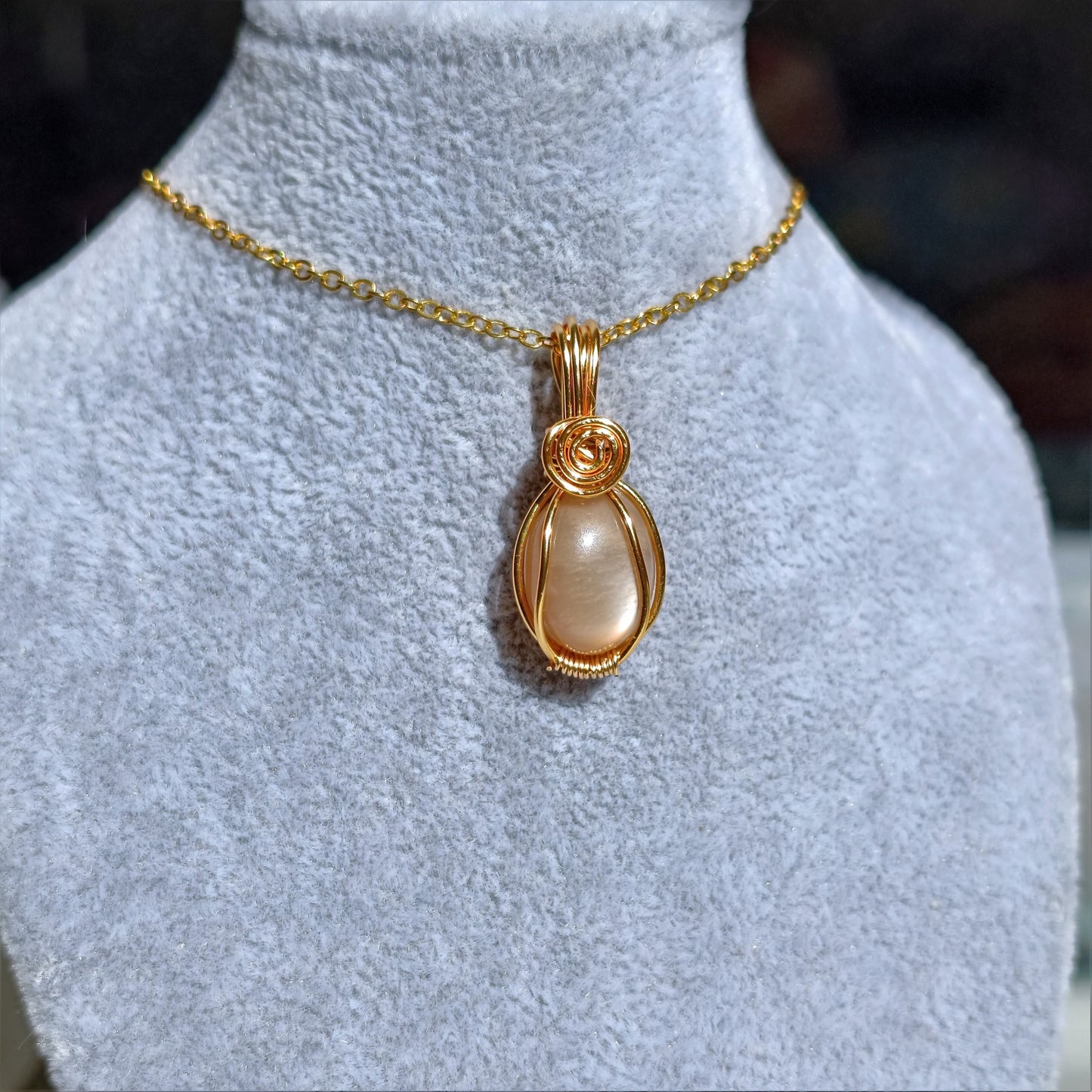 Moonstone - Cabochon - Stone Pendant!